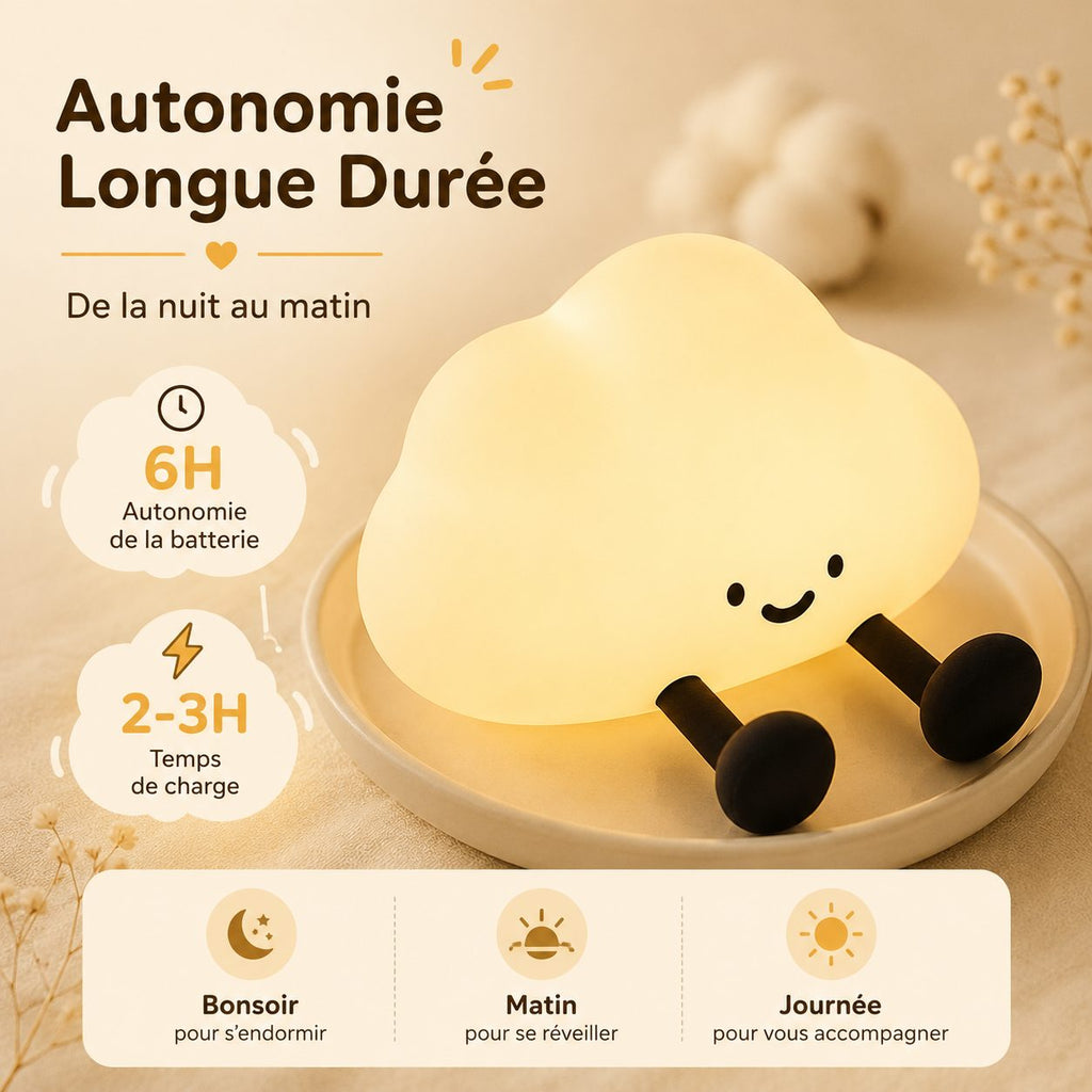 Veilleuse Nuage LED Tactile