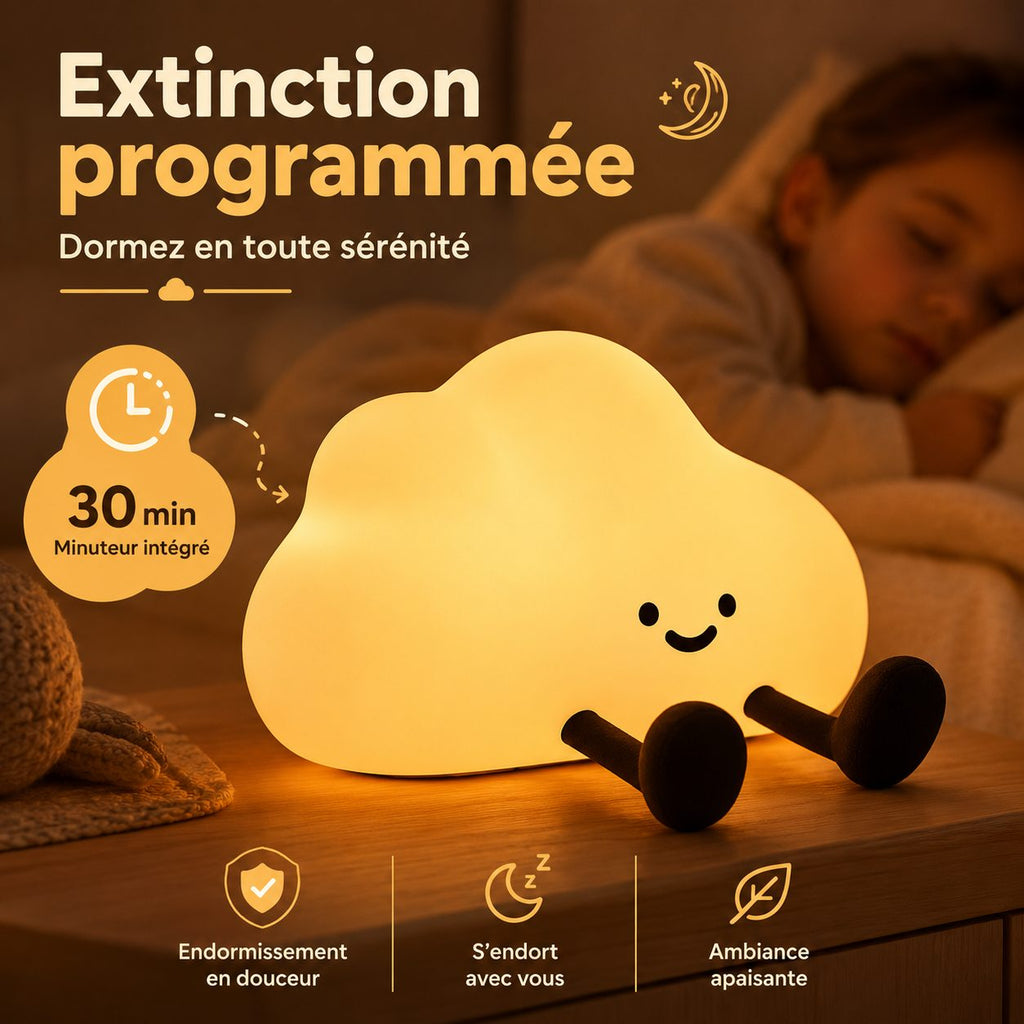 Veilleuse Nuage LED Tactile