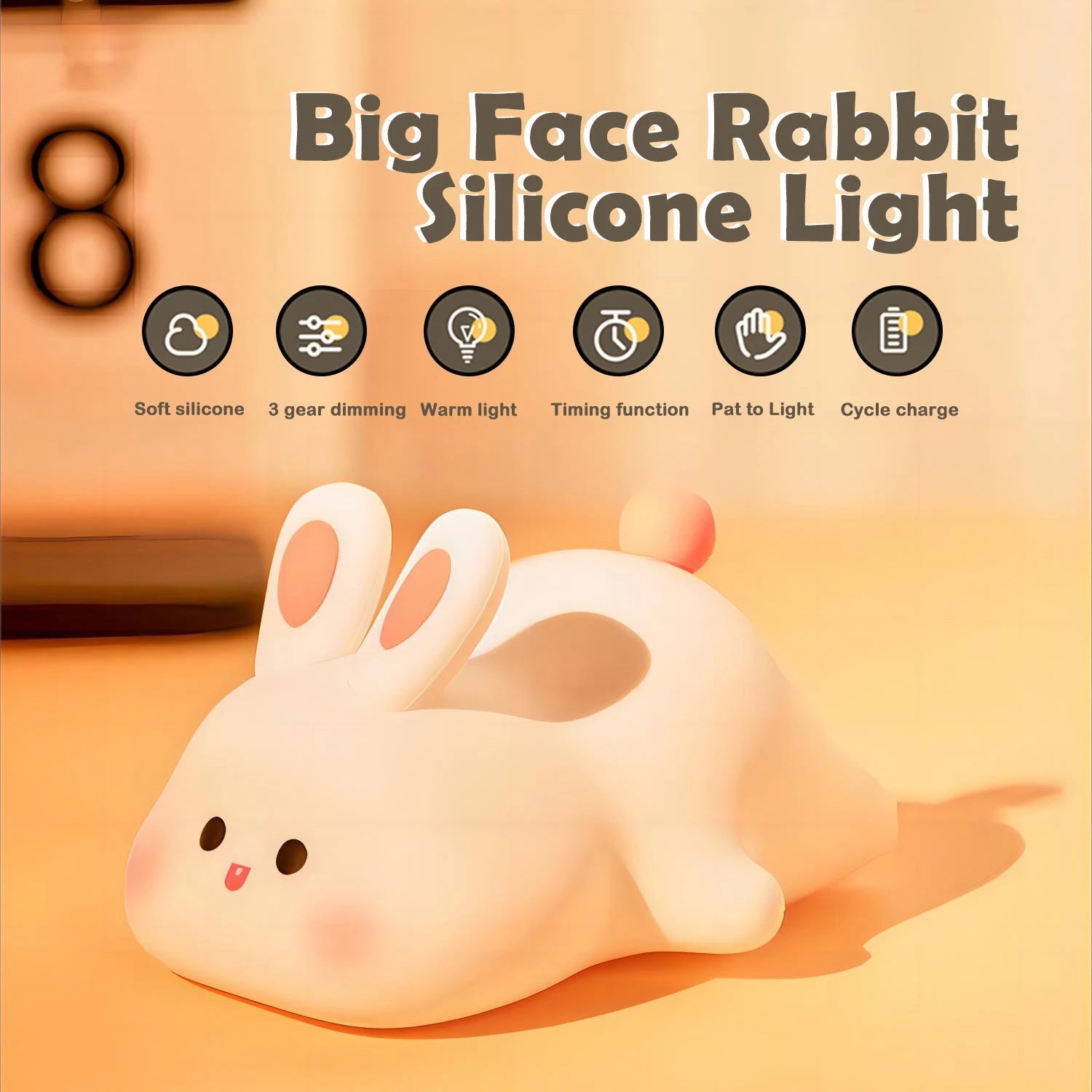 Veilleuse Animaux mignons LED 7 Couleurs