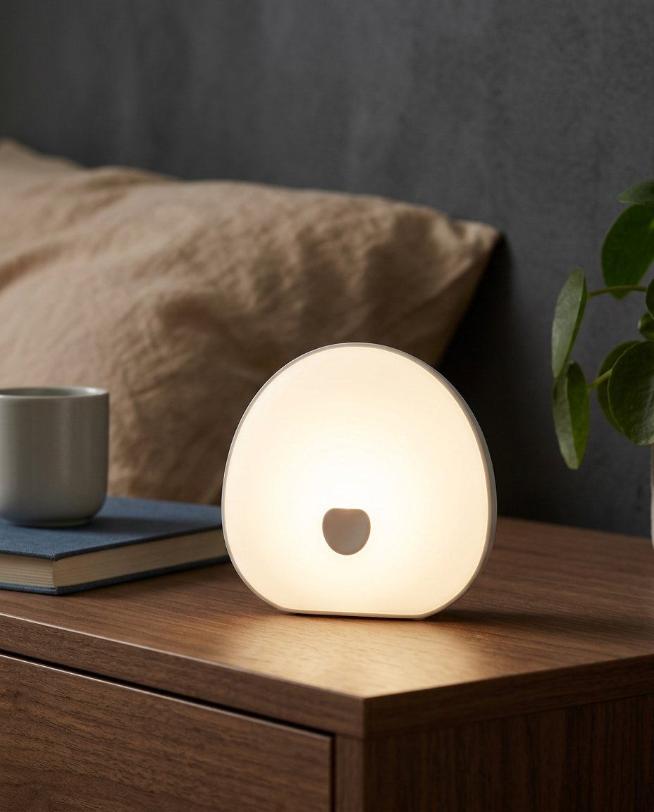 Veilleuse Bruit Blanc LED - allumée blanc chaud