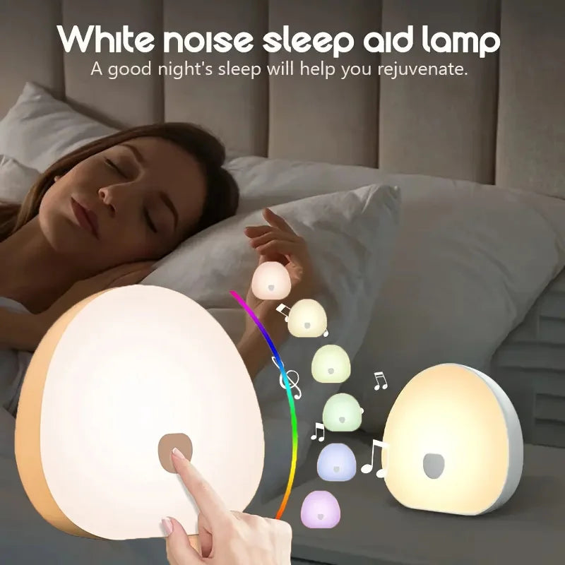 Veilleuse Bruit Blanc LED – Lampe Relaxante 7 Couleurs