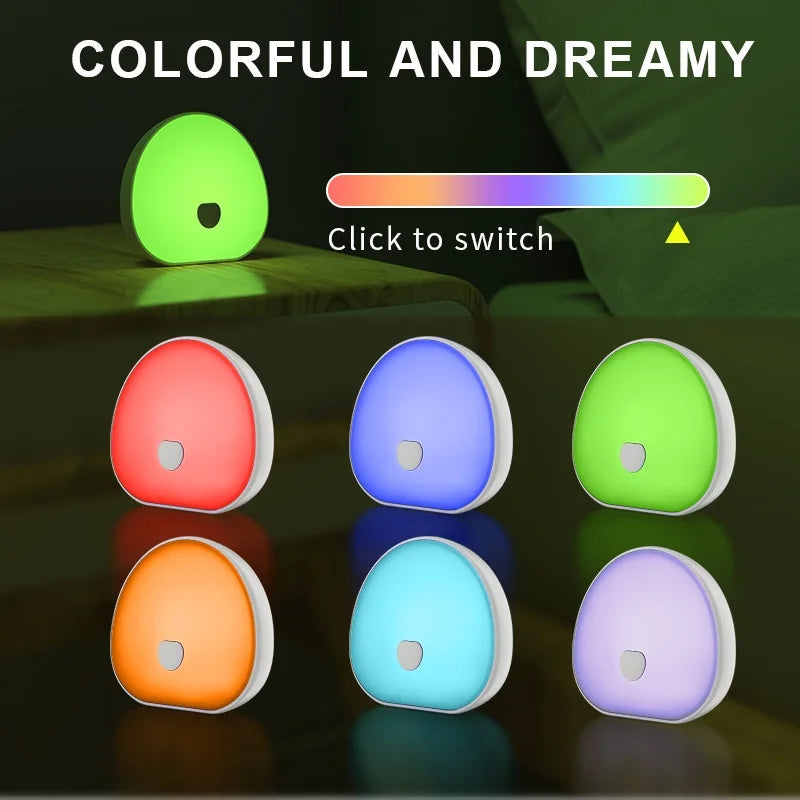 Veilleuse Bruit Blanc LED – Lampe Relaxante 7 Couleurs