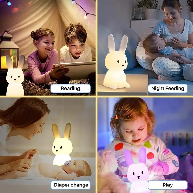 Veilleuse Lapin LED 7 Couleurs