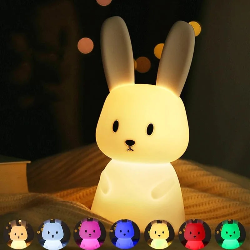 Veilleuse Lapin LED 7 Couleurs