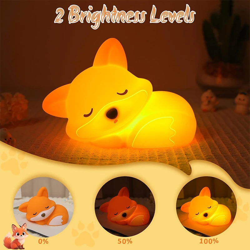 Veilleuse Renard LED Tactile