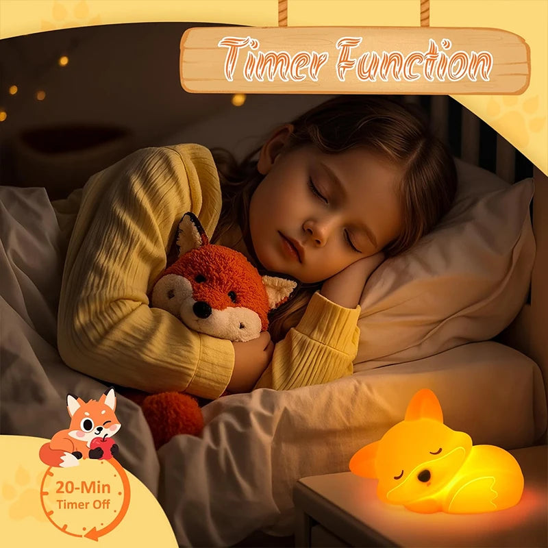 Veilleuse Renard LED Tactile